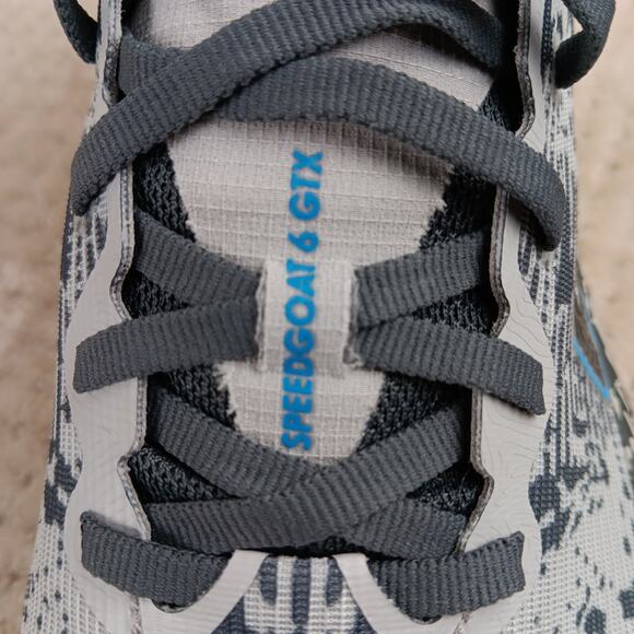 Hoka Speedgoat 6 GTX Men’s Size 8.5D Blue Gray Running Shoe 1155150-SSTT - Picture 9 of 13